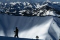 Sun Valley Skier Royalty Free Stock Photo
