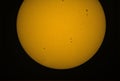 The Sun in visible light with sunspot, April 2024