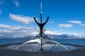 The Sun Voyager, modern sculpture in Reykjavik, Iceland, a symbol of a dream boat