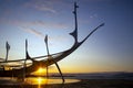 Sun Voyager monument in Reykjavik, Iceland