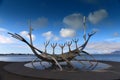 The Sun Voyager stainless steel sculpture