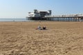 Sunbathe at Grand Pier, Weston-super-Mare.