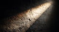 Sunbeam on Brutalist Concrete Wall Texture Royalty Free Stock Photo