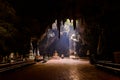 Sunbeam in buddha cave, Tham Khao Luang near Phetchaburi,Thailan