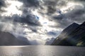 Sunbeam at the Hjorundfjord