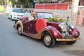 Sunbeam Talbot 1950 at Indian wedding moment