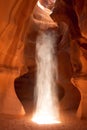 Sunbeam in Upper Antelope Canyon, Arizona, USA Royalty Free Stock Photo