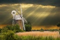 Sunbeam windmill Royalty Free Stock Photo