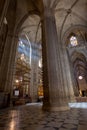 Sunbeams in Catedral de Sevilla, Spain