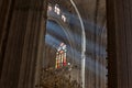 Sunbeams in Catedral de Sevilla, Spain