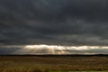 Sunbeams Through Clouds Royalty Free Stock Photo