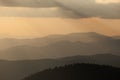 Sunbeams Great Smoky Mountains Royalty Free Stock Photo