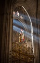 Sunbeams in Sevilla Cathedral, Spain