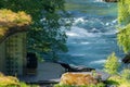 Sunbed close to river from Juvet landscape hotel