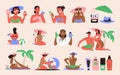 Sunblock Icons Set