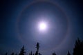 Sunbow with blue sky Royalty Free Stock Photo