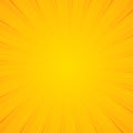 Sunburst background. Background with radial lines for retro illustration in pop art style. Vector EPS 10 Royalty Free Stock Photo