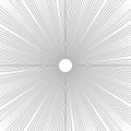 Sunburst background thin radial lines vector.