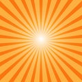 Sunburst background vector pattern with a sun color palette