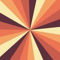 Sunburst background vector pattern with a vintage color palette of swirled radial striped design. Vintage or retro Royalty Free Stock Photo