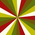Sunburst background vector pattern with a vintage color palette of swirled radial striped design. Vintage or retro