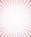 Sunburst banner background. Vector red sun rays beam. Starburst illustration. Sunshine light. Striped background Royalty Free Stock Photo