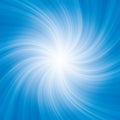 Sunburst blue vector illustration with radiant background. Retro and vintage sun design Royalty Free Stock Photo