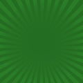 Sunburst green rays pattern. Radial sunburst ray background vector illustration Royalty Free Stock Photo