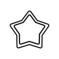 Sunburst icon vector. Star illustration sign. Price tag symbol.