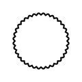 Sunburst icons vector. Starburst badges symbol. Price sticker illustration sign. Design elements for promo, adds and offers.