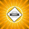 sunburst pattern design Royalty Free Stock Photo