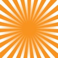 Sunburst, starburst background, converging lines. Vector illustration Royalty Free Stock Photo