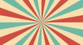 Sunburst or sun burst retro background. Retro background Royalty Free Stock Photo