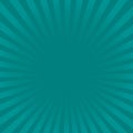 Sunburst turquose rays pattern. Radial sunburst ray background vector illustration Royalty Free Stock Photo