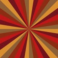 Sunburst vector New Year pattern radial stripes. Royalty Free Stock Photo