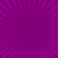 Sunburst violet rays pattern. Radial sunburst ray background vector illustration