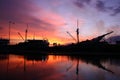 Sunda Kelapa port, Jakarta Royalty Free Stock Photo