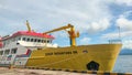 Sunday, April 28 2024, pioneer ship Km. Sabuk Nusantara 96 ??which is docked at Manokwari port