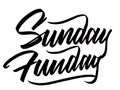 Sunday Funday Royalty Free Stock Photo