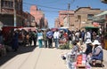 Sunday market in El Alto, La Paz, Bolivia