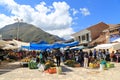 Sunday market in Pisac, Peru