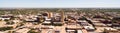 Sunday Morning Over Empty Street lubbock Texas Downtown Skyline Royalty Free Stock Photo