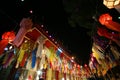 Sunday night market view in chiang mai