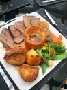 Sunday roast dinner