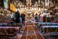 Sunday service in wood church in Maramures country side of Roumania  sustainable tourism ,UNESCO heritage Royalty Free Stock Photo