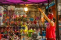 Sunday walking street night market in Chiang Mai, Thailand Royalty Free Stock Photo