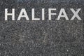 Exterior shot of Halifax Bank Branch Building showing company name