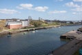 View across the River Wear towards Sunderland University St Peters campus