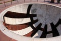 Sundial at Astronomical Observatory Jantar Mantar in Jaipur, Ind Royalty Free Stock Photo