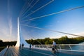 Sundial bridge, Redding, California Royalty Free Stock Photo